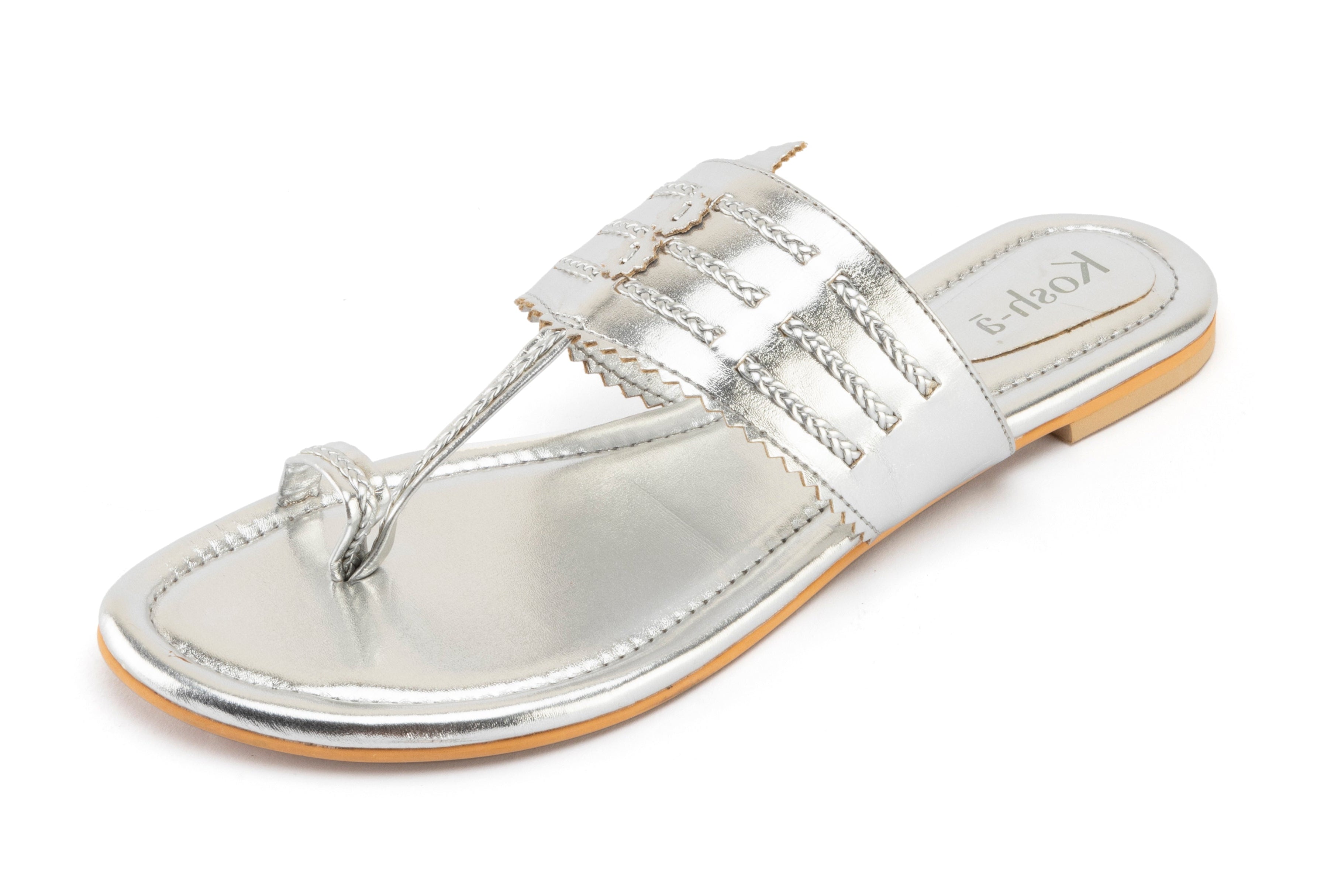 Bombay Silver Flats with Toe Ring