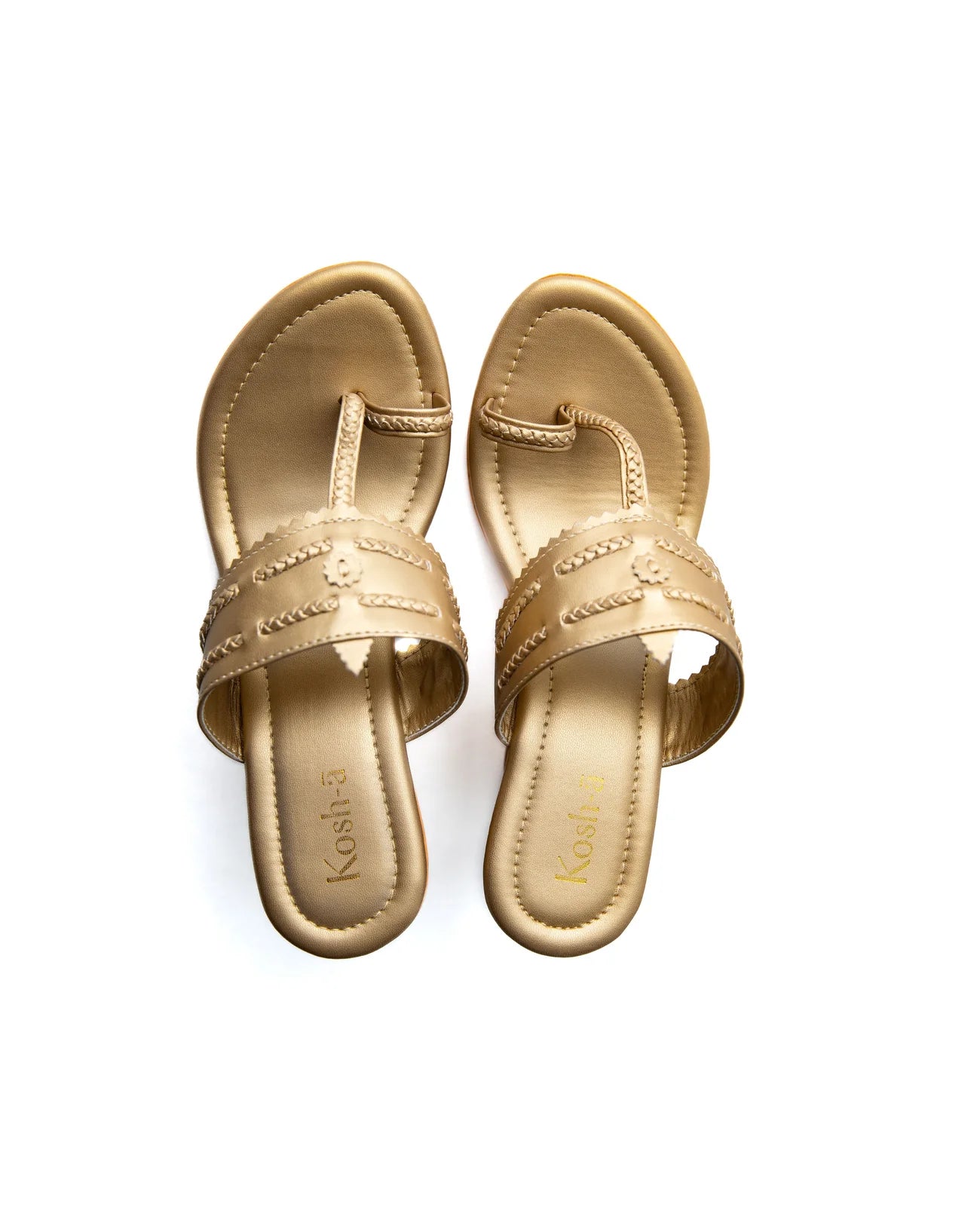golden heel sandals for women in usa by kosh-a