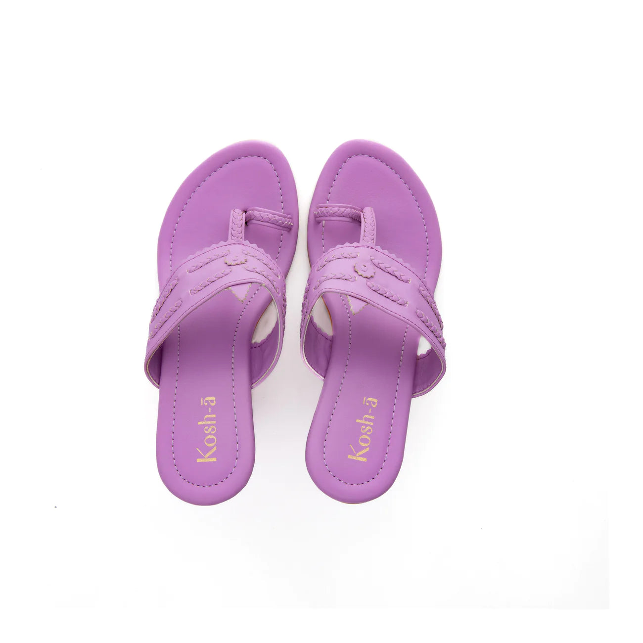 purple mid block heel sandal for women in usa by kosh-a