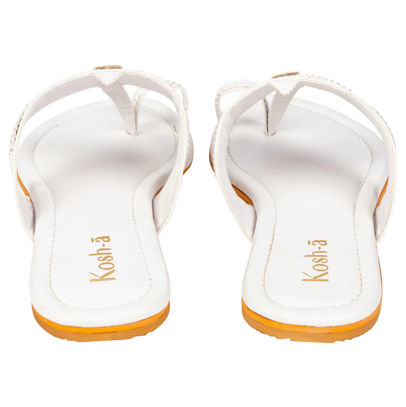 white flat sandals for women